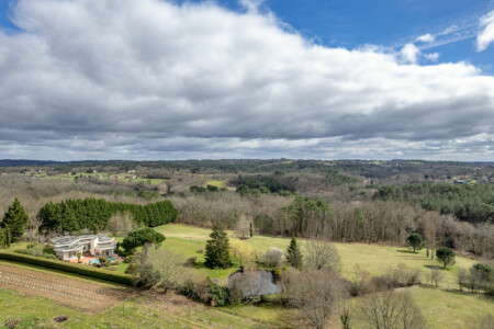 Immobilier Maurens - Vue aérienne drone