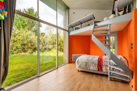 Immobilier Maurens - Chambre avec mezzanine