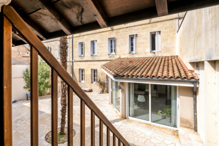 Immobilier Montpon - la cour intérieure