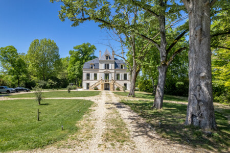 Immobilier Bergerac - Vue aérienne drone de la façade
