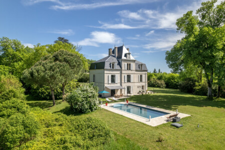 Immobilier Bergerac - Vue aérienne drone de la façade
