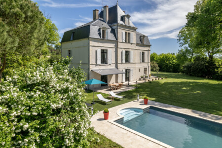 Immobilier Bergerac - Vue aérienne drone de la façade