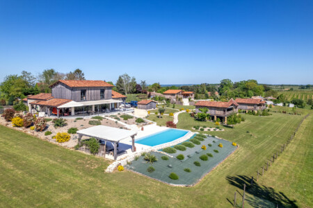 Immobilier Monbazillac - Vue aérienne Drone