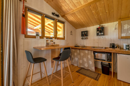 Immobilier Monbazillac - La cuisine d'un des chalets