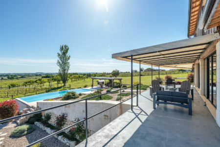 Immobilier Monbazillac - la terrasse