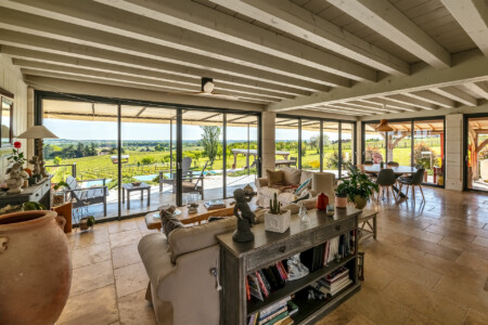 Immobilier Monbazillac - Le séjour
