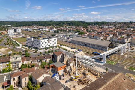 REPORTAGE ENTREPRISE - Chantier de la gare - Etablissement public foncier de Nouvelle Aquitaine