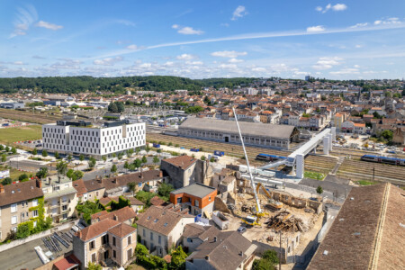 REPORTAGE ENTREPRISE - Chantier de la gare - Etablissement public foncier de Nouvelle Aquitaine
