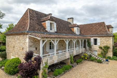 Immobilier Brouchaud - Vue aérienne Drone de la façade