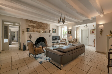 Immobilier Brouchaud - Le salon