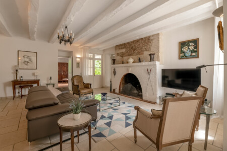 Immobilier Brouchaud - Le salon