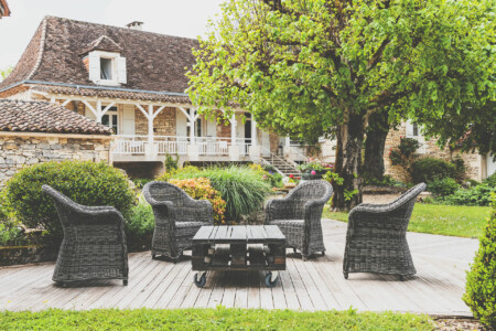Immobilier Brouchaud - Le salon de jardin