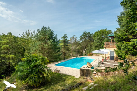 Vues aeriennes par drone 8 immobilier Boulazac - la piscine