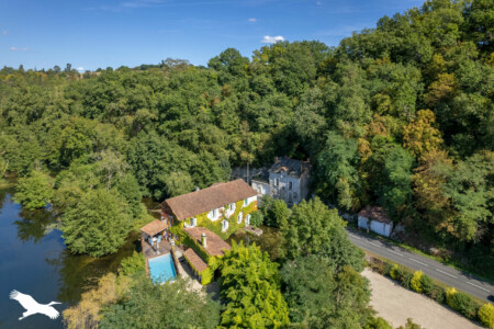 Immobilier Lisle - Vue aérienne du moulin