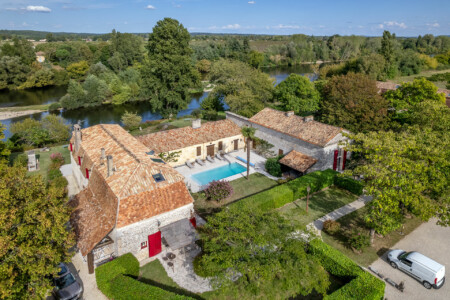 Immobilier Le Fleix 10 Immobilier Le Fleix - Vue aérienne drone