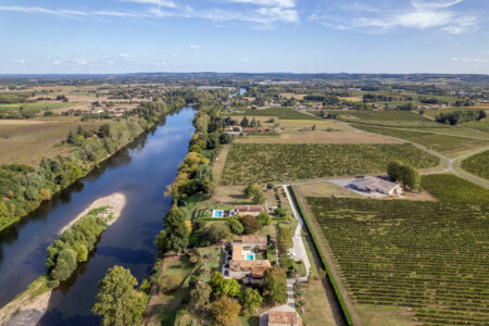 Immobilier Le Fleix 4 Immobilier Le Fleix - Vue aérienne drone
