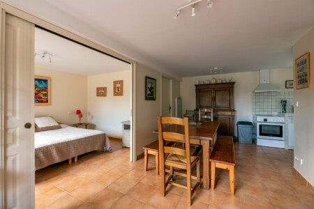 Immobilier Le Fleix 52 Immobilier Le Fleix - Séjour de l'un des deux gîtes indépendants