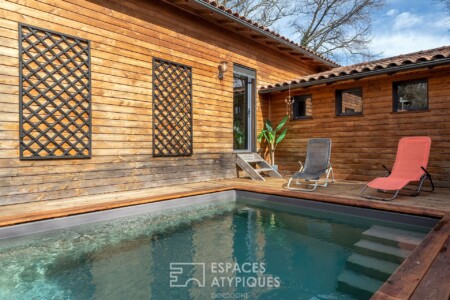 Jean-Luc Renouil - photographe immobilier Dordogne - Maison ossature bois Saint Laurent des Hommes