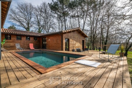 Jean-Luc Renouil - photographe immobilier Dordogne - Maison ossature bois Saint Laurent des Hommes