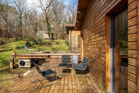 Jean-Luc Renouil - photographe immobilier Dordogne - Maison ossature bois Saint Laurent des Hommes