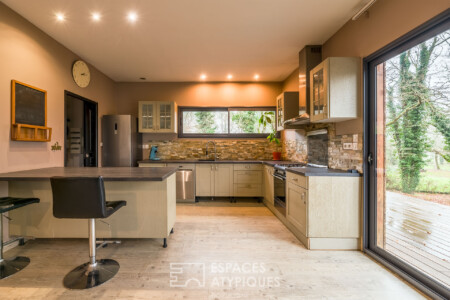 Jean-Luc Renouil - photographe immobilier Dordogne - Maison ossature bois Saint Laurent des Hommes