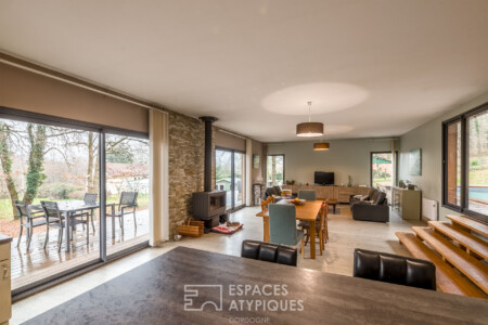 Jean-Luc Renouil - photographe immobilier Dordogne - Maison ossature bois Saint Laurent des Hommes