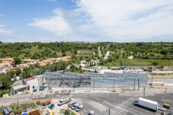 Jean-Luc Renouil - Photographe et pilote de drone - Chantier de la TAM Montpellier pour la société Giraud Serin
