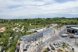 Jean-Luc Renouil - Photographe et pilote de drone - Chantier de la TAM Montpellier pour la société Giraud Serin