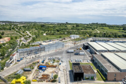 Jean-Luc Renouil - Photographe et pilote de drone - Chantier de la TAM Montpellier pour la société Giraud Serin