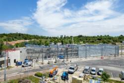 Jean-Luc Renouil - Photographe et pilote de drone - Chantier de la TAM Montpellier pour la société Giraud Serin