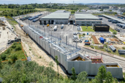 Jean-Luc Renouil - Photographe et pilote de drone - Chantier de la TAM Montpellier pour la société Giraud Serin