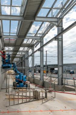 Jean-Luc Renouil - Photographe et pilote de drone - Chantier de la TAM Montpellier pour la société Giraud Serin