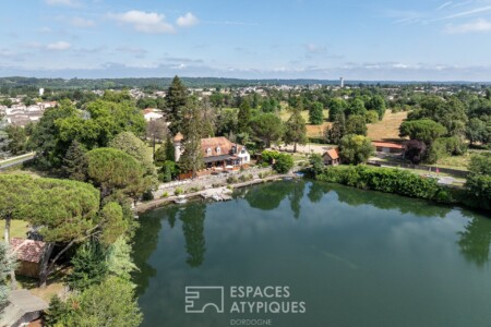 Propriété de rêve sur le secteur de Saint Émilion photographiée par Jean-Luc Renouil, photographe et pilote de drone professionnel.