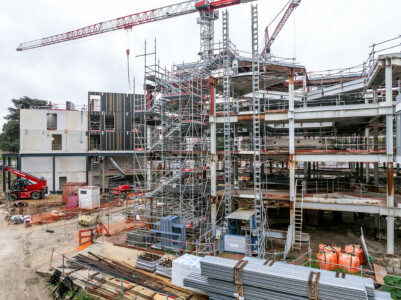 Photographies drone chantier Nanterre par Jean-Luc Renouil photographe et pilote de drone.
