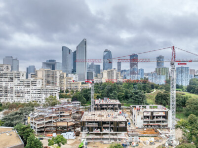 Photographies drone chantier Nanterre par Jean-Luc Renouil photographe et pilote de drone.