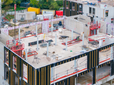 Photographies drone chantier Nanterre par Jean-Luc Renouil photographe et pilote de drone.