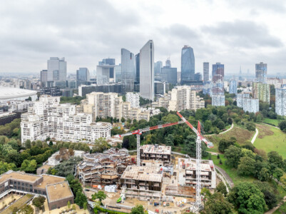 Photographies drone chantier Nanterre par Jean-Luc Renouil photographe et pilote de drone.