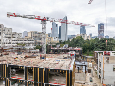 Photographies drone chantier Nanterre par Jean-Luc Renouil photographe et pilote de drone.