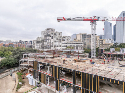 Photographies drone chantier Nanterre par Jean-Luc Renouil photographe et pilote de drone.