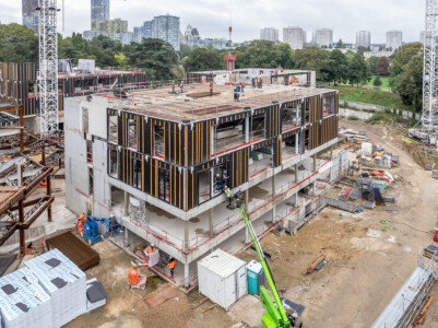 Photographies drone chantier Nanterre par Jean-Luc Renouil photographe et pilote de drone.
