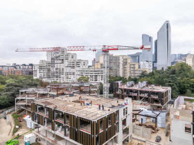 Photographies drone chantier Nanterre par Jean-Luc Renouil photographe et pilote de drone.