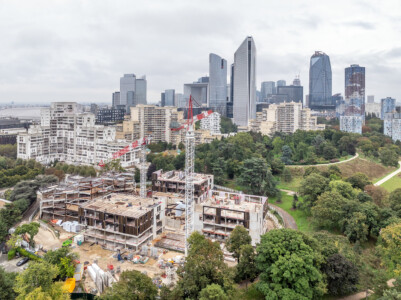 Photographies drone chantier Nanterre par Jean-Luc Renouil photographe et pilote de drone.