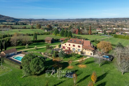 Reportage immobilier à Siorac réalisé par Jean-Luc Renouil photographe professionnel et pilote de drone