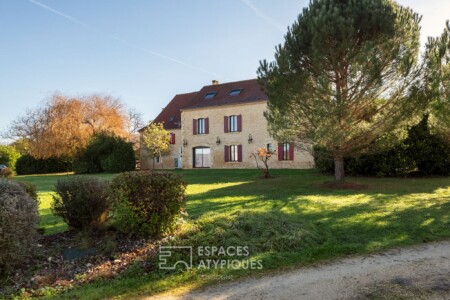 Reportage immobilier à Siorac réalisé par Jean-Luc Renouil photographe professionnel et pilote de drone