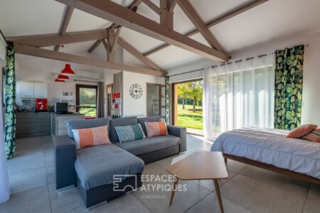 Reportage immobilier à Siorac réalisé par Jean-Luc Renouil photographe professionnel et pilote de drone