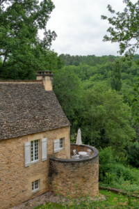 Château La Carrière à Saint-Cyprien photographié par Jean-Luc Renouil photographe et pilote de drone en Dordogne