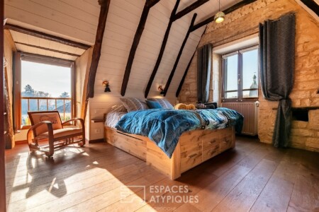 Immeuble de Sarlat la Canéda photographié par Jean-Luc Renouil, photographe immobilier et pilote de drone en Dordogne