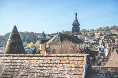 Immeuble de Sarlat la Canéda photographié par Jean-Luc Renouil, photographe immobilier et pilote de drone en Dordogne