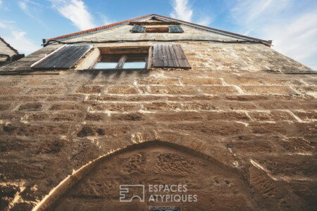 Immeuble de Sarlat la Canéda photographié par Jean-Luc Renouil, photographe immobilier et pilote de drone en Dordogne