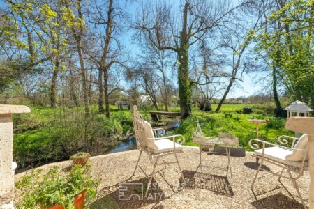 Moulin de Larcy photographié par Jean-Luc Renouil, photographe et pilote de drone en Dordogne.